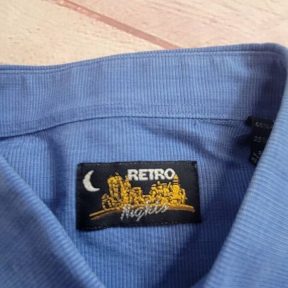 Retro Nights button-down shirt 14 - Picture 3 of 4